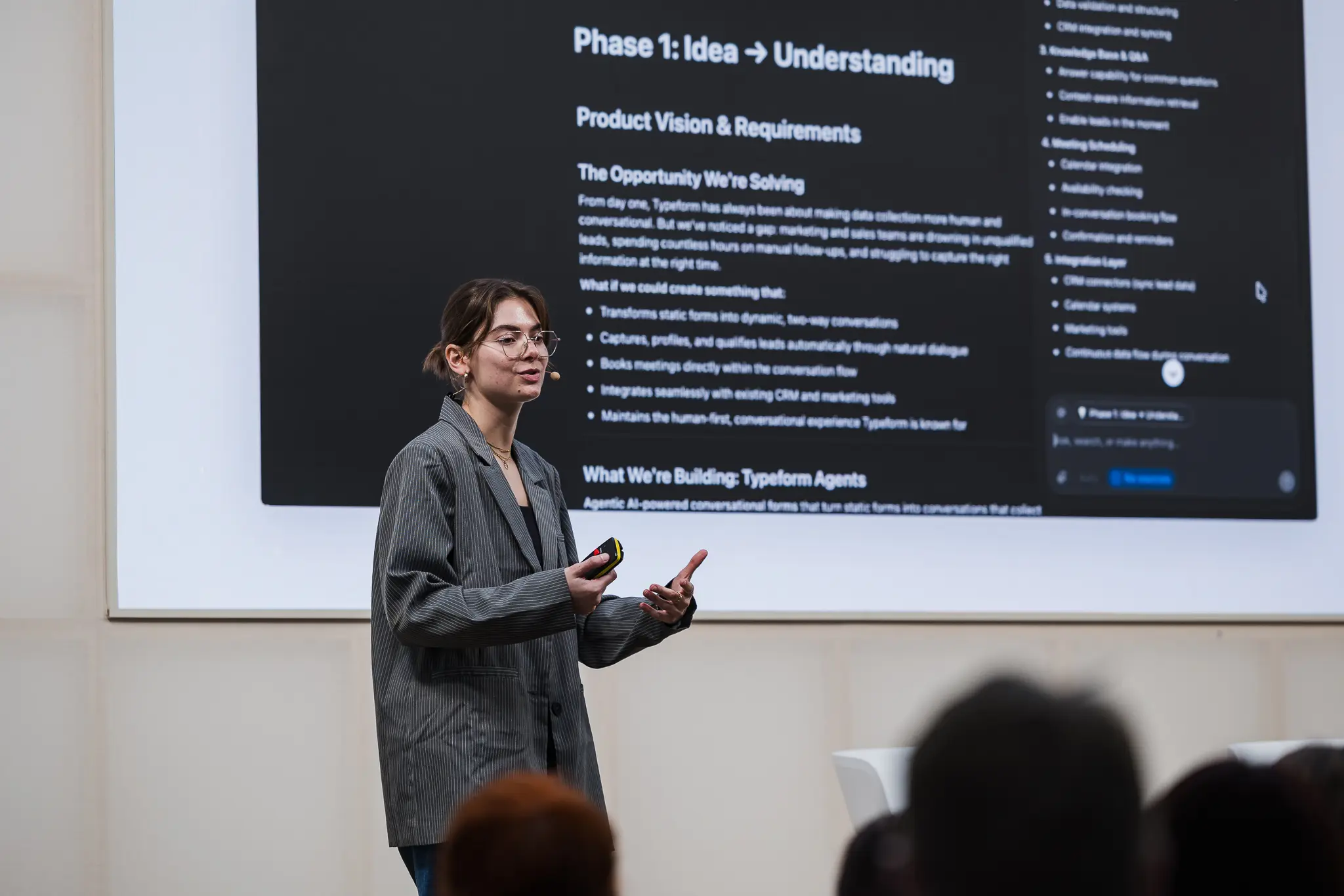 Ines Ruiz, senior data scientist at Typeform, demonstrates how they use Notion as their central knowledge hub throughout the entire product development lifecycle.