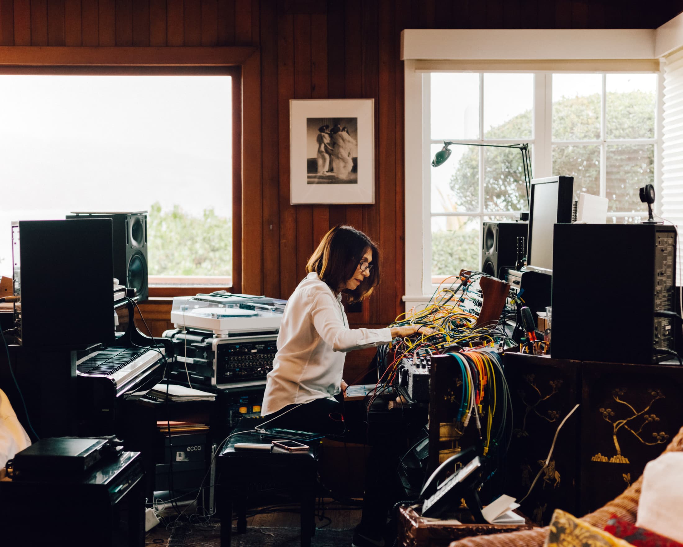 Suzanne at work. Image from the Caret.