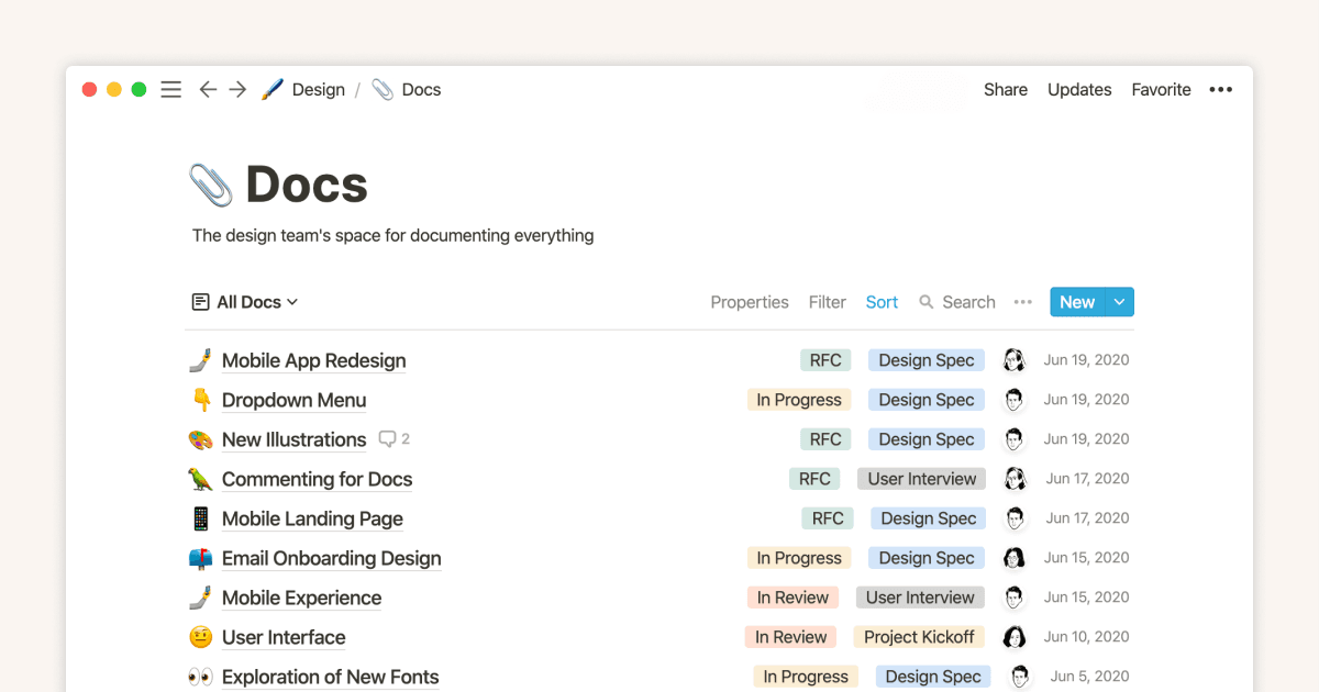 This notes & docs system makes your design team more efficient