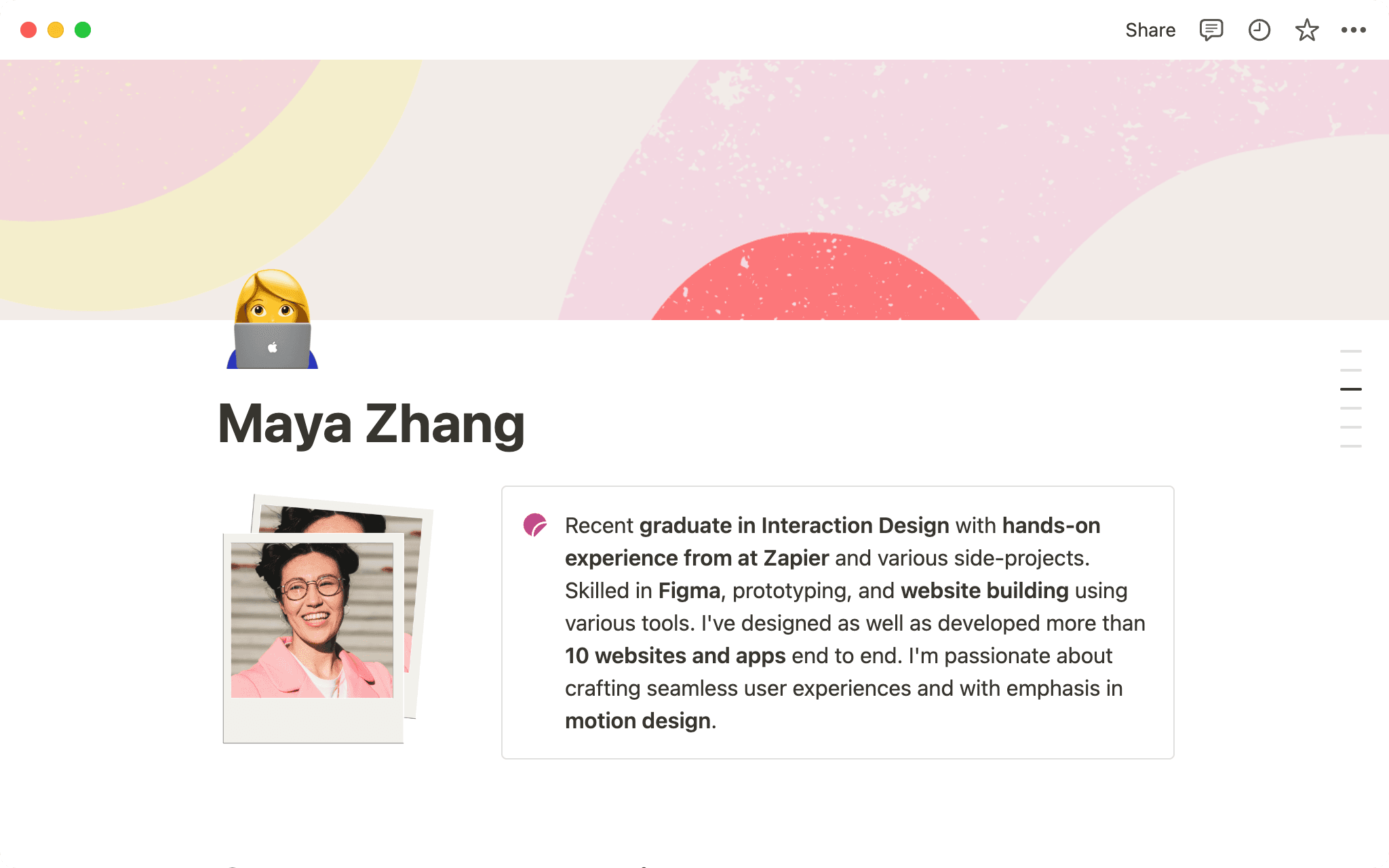 Publish anything in just a few clicks.