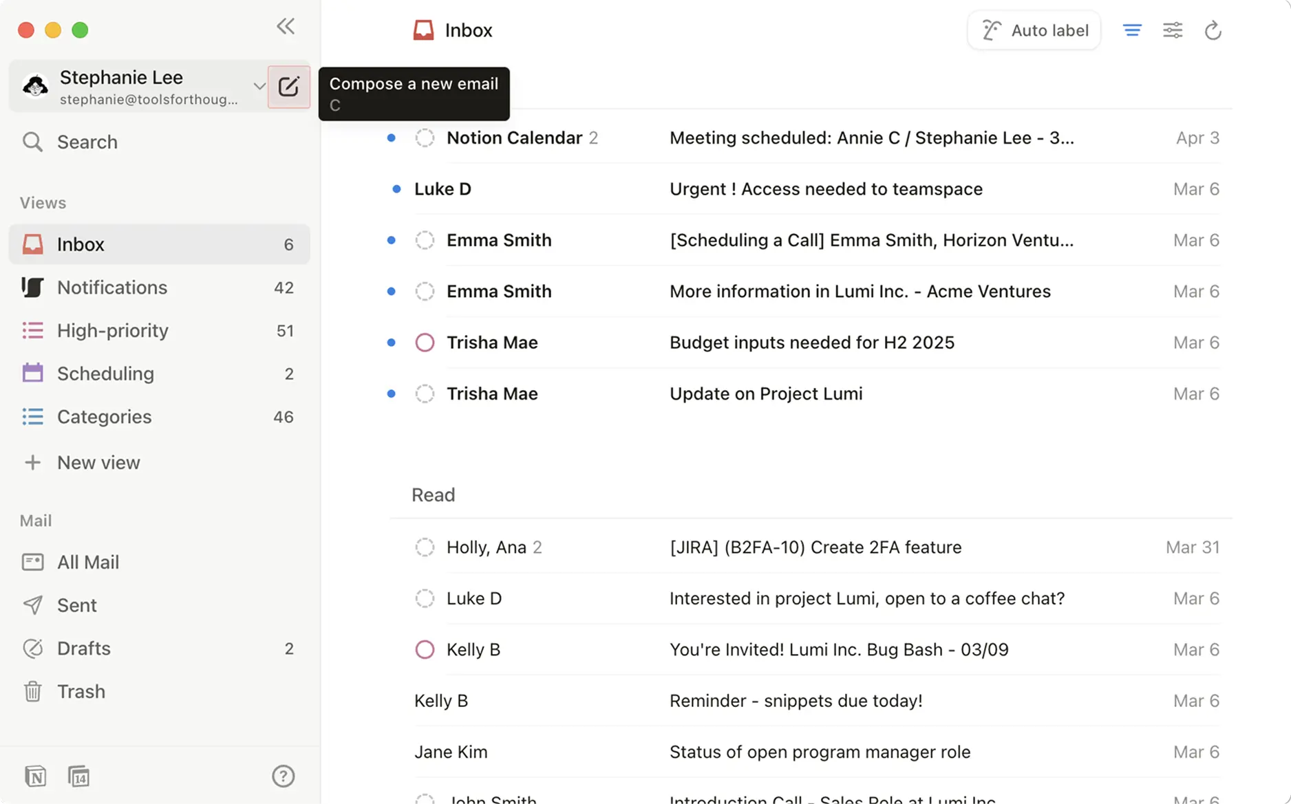 hc: compose entry point