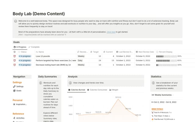 Body Lab - Nutrition & Fitness Management System